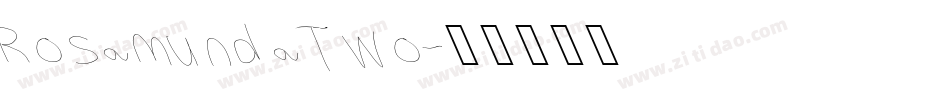 Rosamunda Two字体转换
